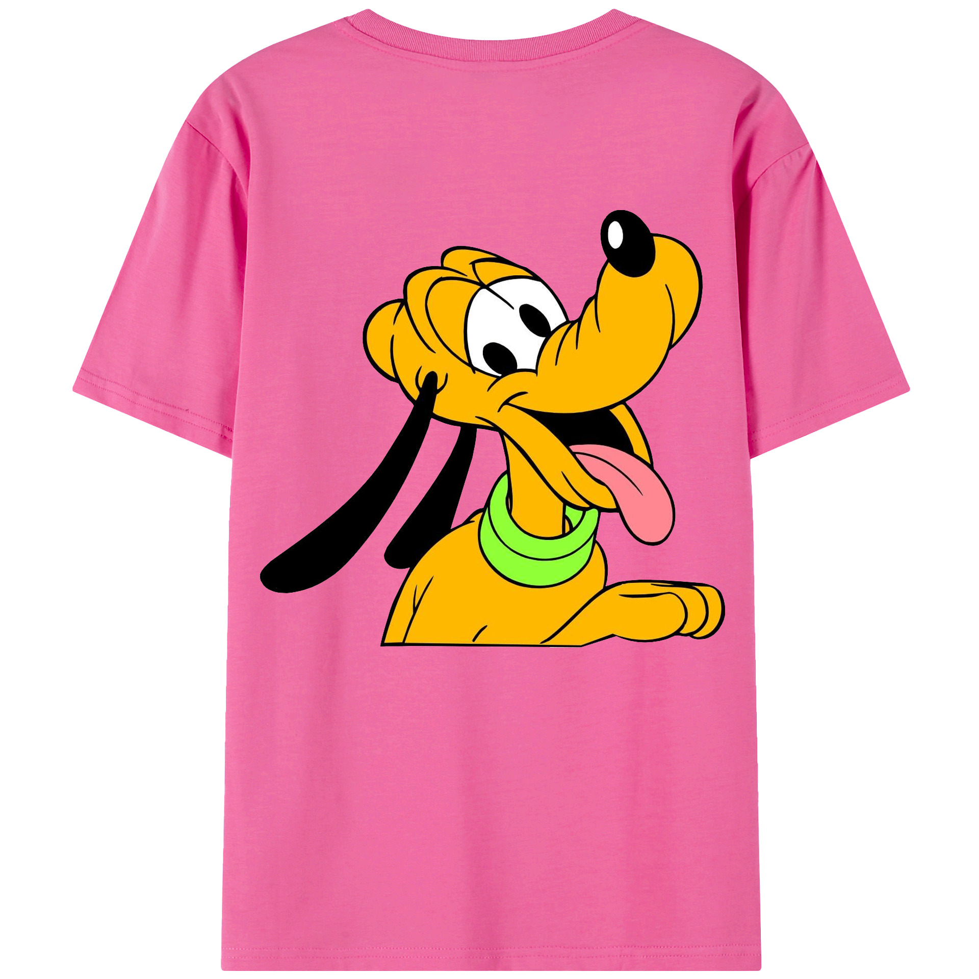（画像用） ミッキーマウス Mickey Mouse レディース半袖Tシャツ(バックプリント)